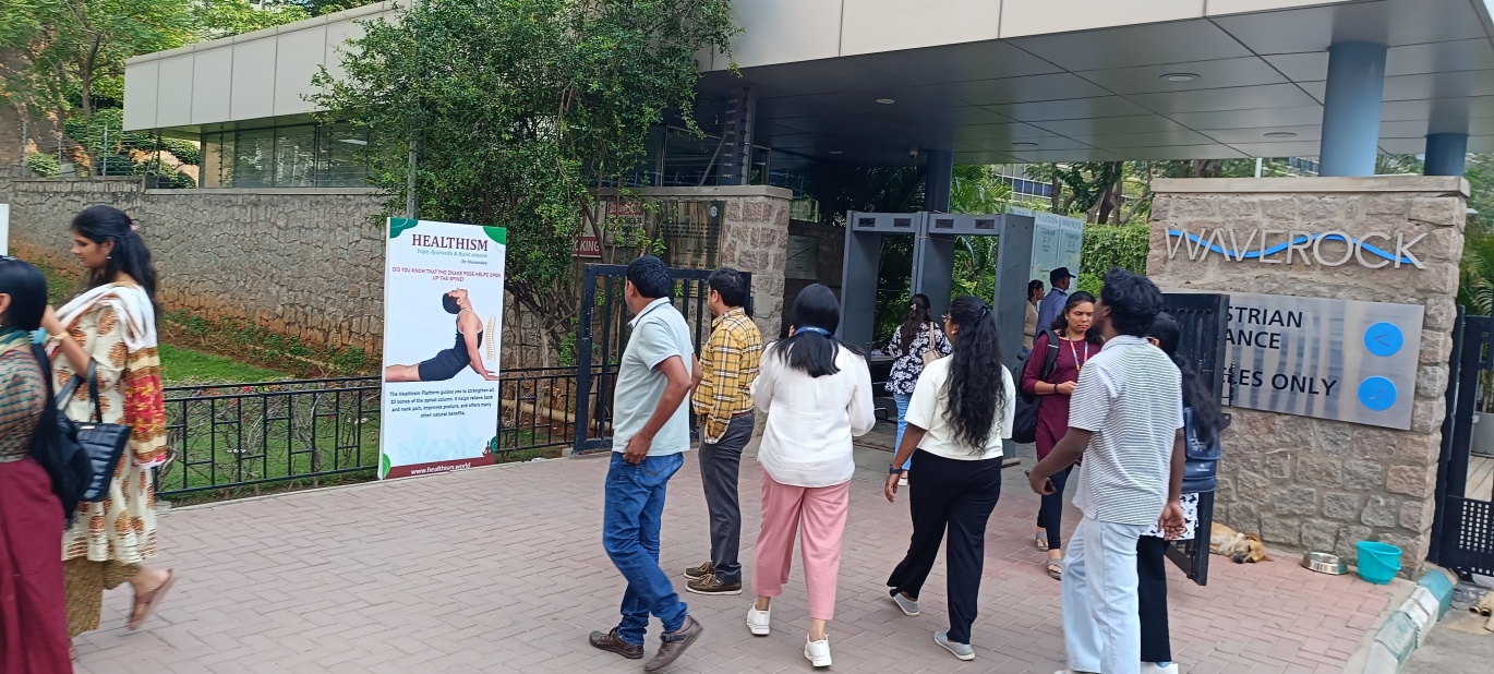 Waverock campus awareness display