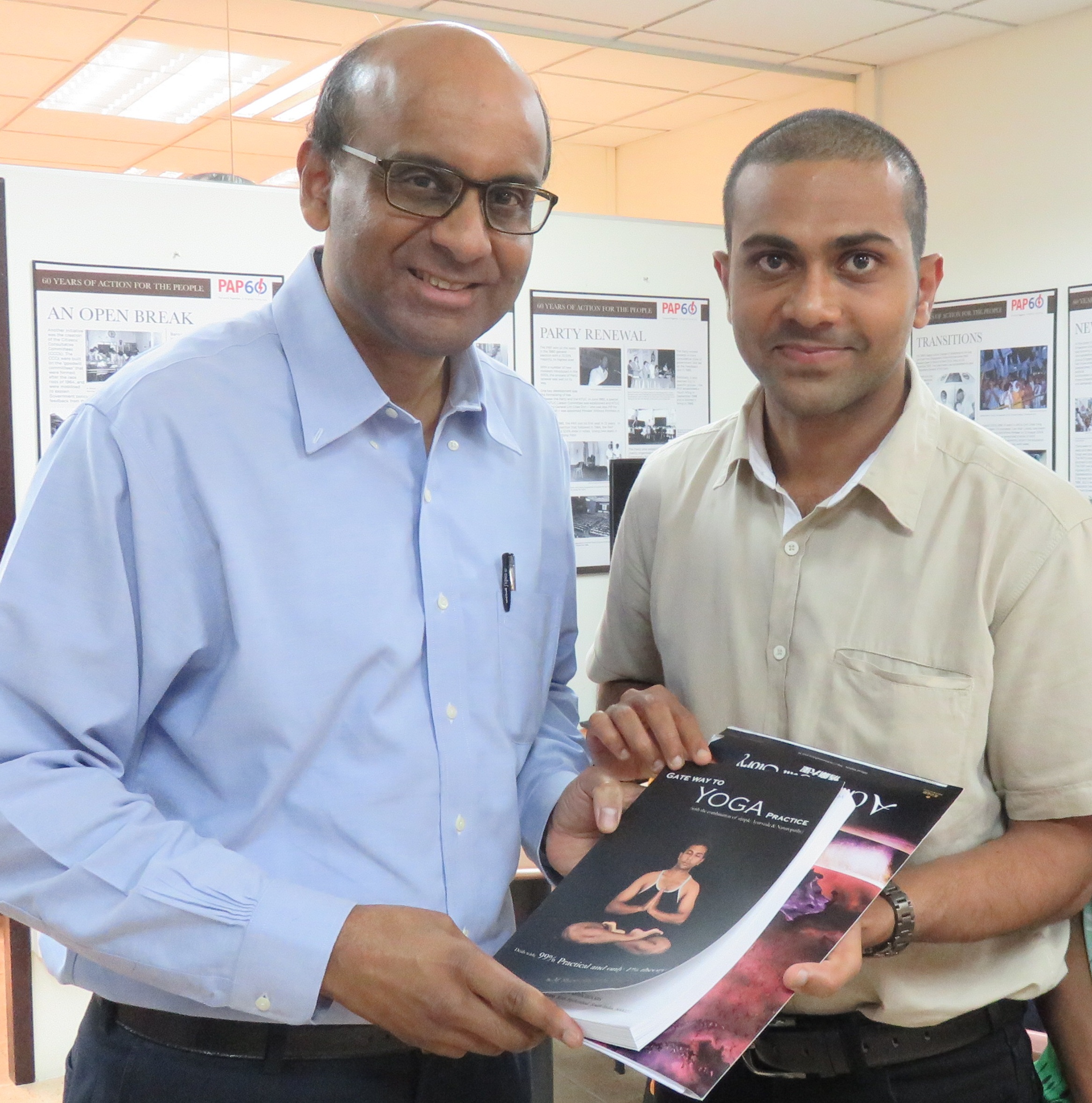 Appreciation from Shri Tharman Shanmugaratnam